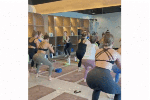 Pilates session at a wellness retreat in Abu Dhabi